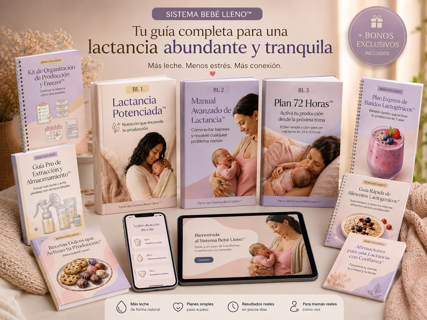 ✨Sistema Bebé Lleno + 4 Bonos de regalo